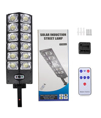 Trade Shop - Lampione Solare Da 10000 Lumen Con Sensore Di Movimento E Telecomando A Led Ip65 -