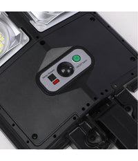 Trade Shop - Lampione Solare Da 10000 Lumen Con Sensore Di Movimento E Telecomando A Led Ip65 -