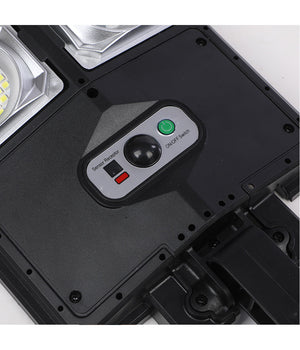 Trade Shop - Lampione Solare Da 10000 Lumen Con Sensore Di Movimento E Telecomando A Led Ip65 -