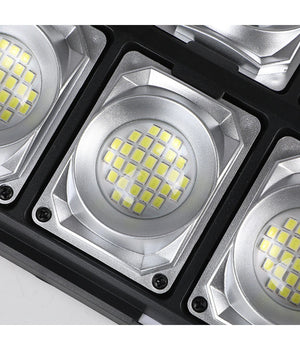 Trade Shop - Lampione Solare Da 10000 Lumen Con Sensore Di Movimento E Telecomando A Led Ip65 -