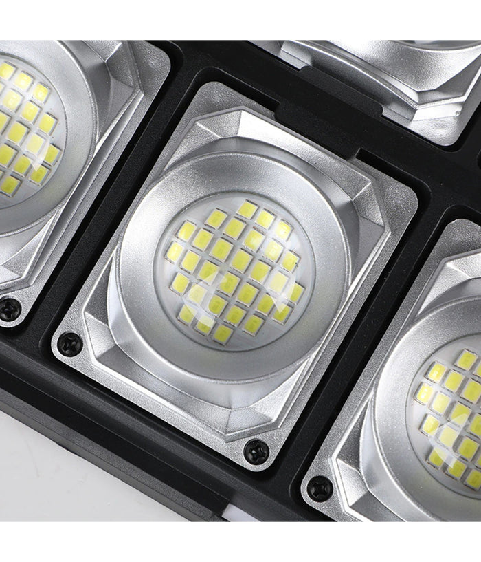 Trade Shop - Lampione Solare Da 10000 Lumen Con Sensore Di Movimento E Telecomando A Led Ip65 -