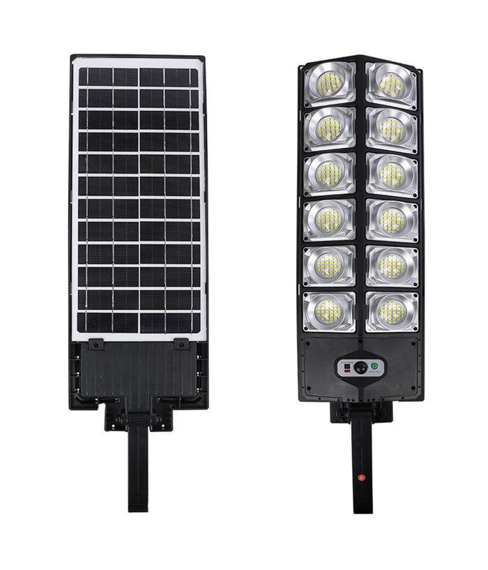Trade Shop - Lampione Solare Da 10000 Lumen Con Sensore Di Movimento E Telecomando A Led Ip65 -