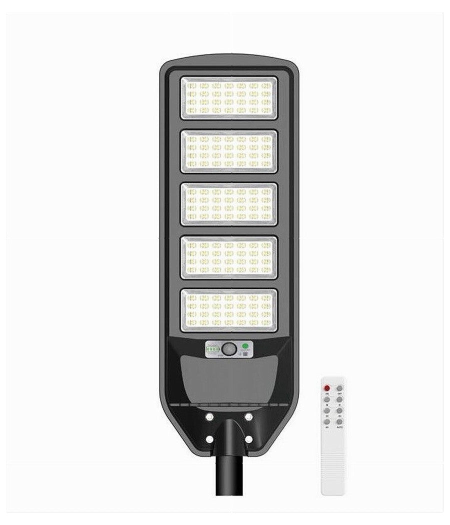 Lampione Solare Led 270w Sensore Movimento Pir Telecomando Ip65 Esterno J02-270w-f         