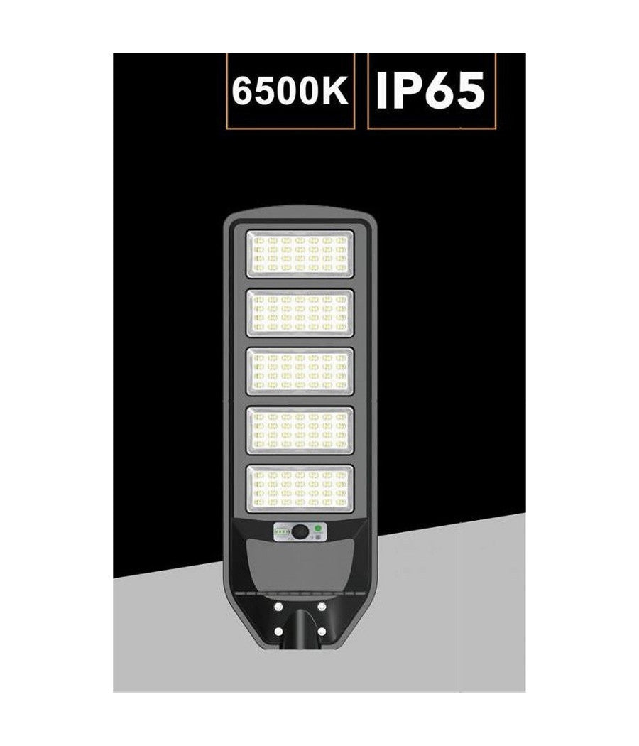 Lampione Solare Led 270w Sensore Movimento Pir Telecomando Ip65 Esterno J02-270w-f         