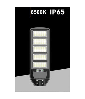 Lampione Solare Led 270w Sensore Movimento Pir Telecomando Ip65 Esterno J02-270w-f         