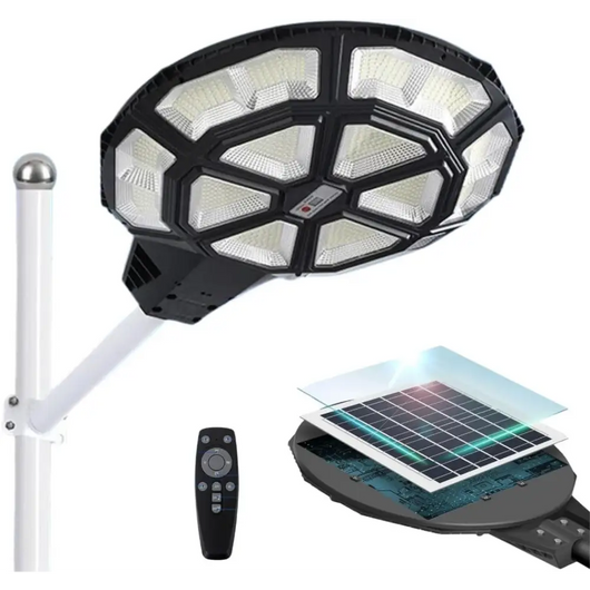 Lampione Solare Led per Esterno, Lampione da Giardino 1000Watt forma Ufo