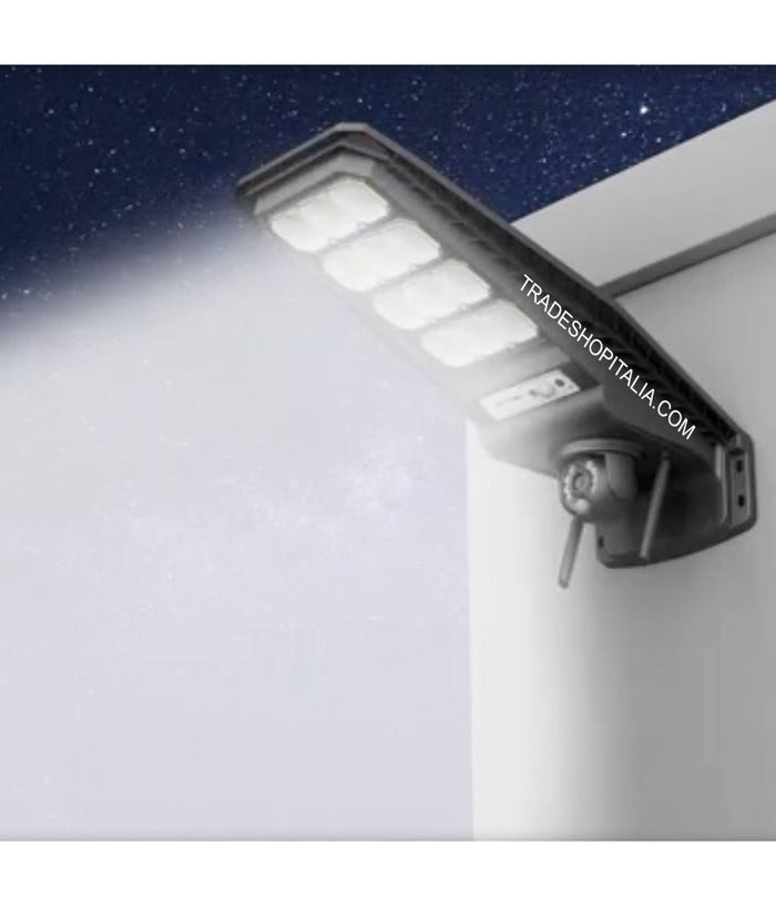 Lampione Solare Sensore Di Movimento E Telecomando Con Telecamera Ip Integrata         