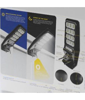 Lampione Solare Sensore Di Movimento E Telecomando Con Telecamera Ip Integrata         