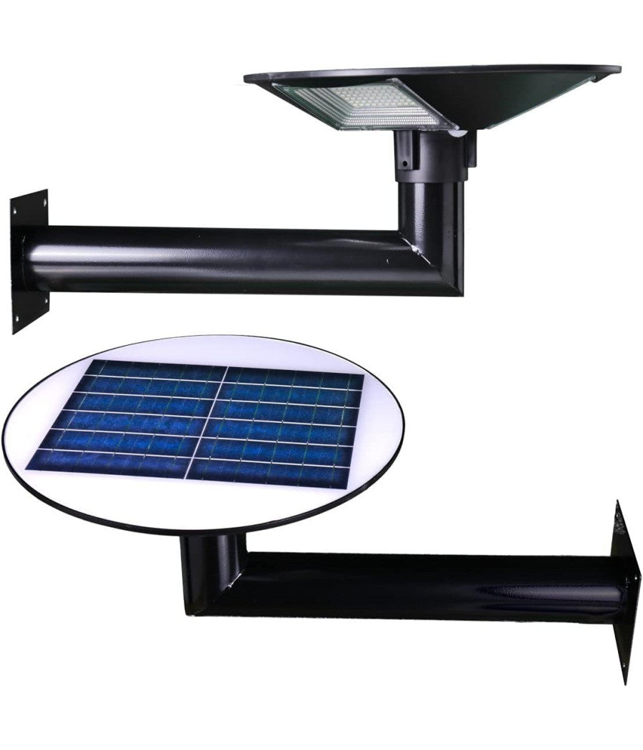 Lampione Solare Ufo A Led 1500lmn Per Esterno Ip65 150w Con Sensore Di Movimento         