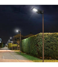 Lampione Stradale 60 W Con Pannello Solare Faro Con Crepuscolare Ip65 So-60w-ss         