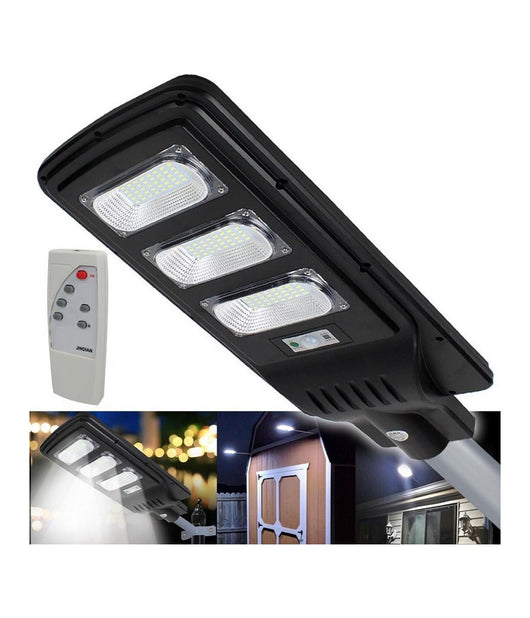 Lampione Stradale 90led 90w Pannello Fotovoltaico Energia Solare Esterno Ip65         