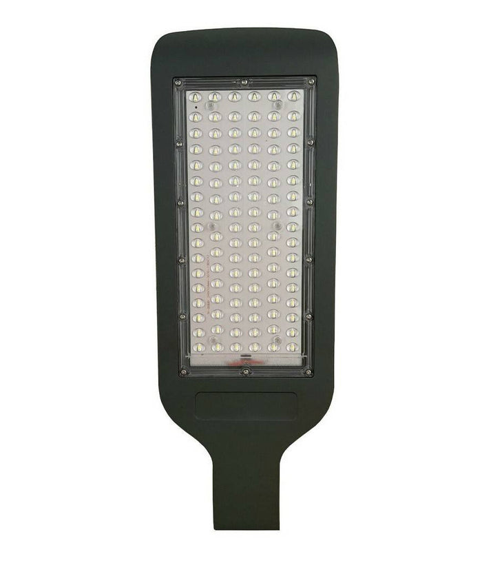 Lampione Stradale Faro 120 W 100 Led Luce Bianca 6500k Alimentazione 220v         