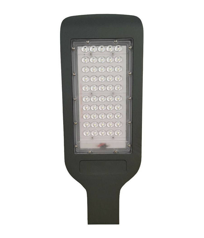 Lampione Stradale Faro A Led 60w 50 Led Luce Bianca 6500k Alimentazione 220v         
