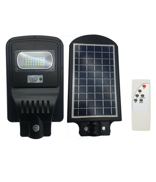 Lampione Stradale Led 10 W Pannello Fotovoltaico Energia Solare Esterno         