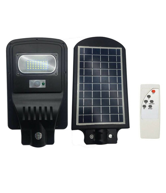 Lampione Stradale Led 30 W Pannello Fotovoltaico Energia Solare Esterno         