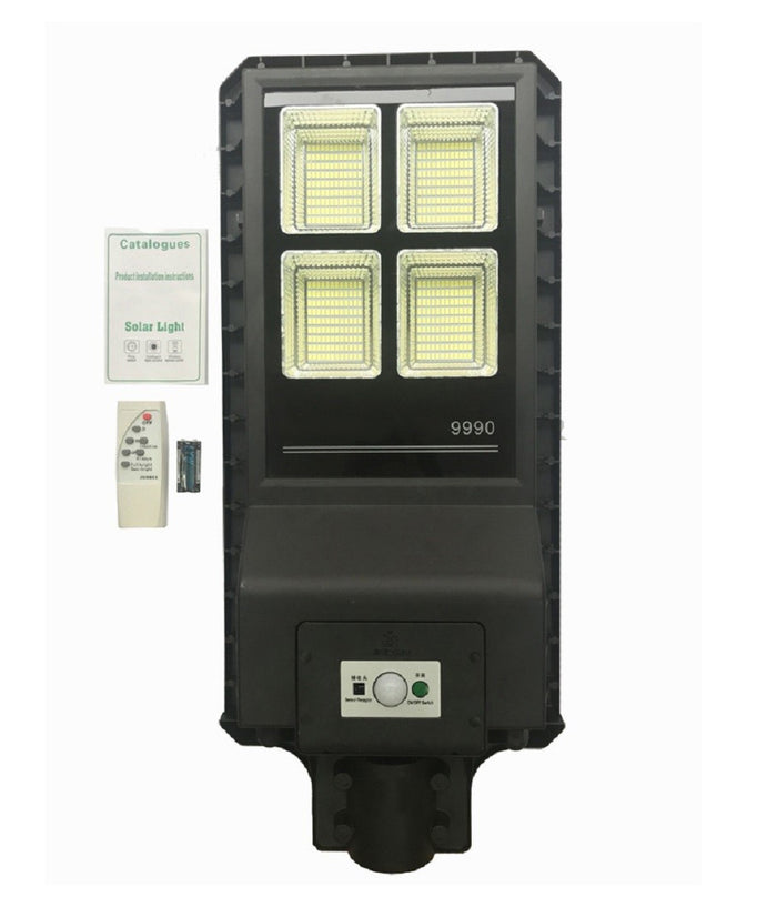 Lampione Stradale Led 90 W Pannello Solare Fotovoltaico 432 Led Con Telecomando         