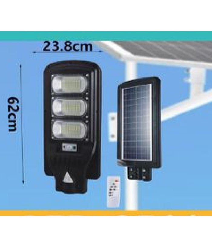 Lampione Stradale Led Pannello Ricaricabile Luce Solare 150w Telecomando Led-8511         