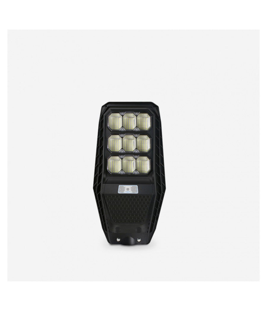 Lampione Stradale Luce Energia Solare Led 100watt Sensore Pir Staffa Telecomando         