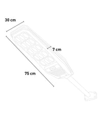 Lampione Stradale Luce Energia Solare Led 300watt Sensore Pir Staffa Telecomando         