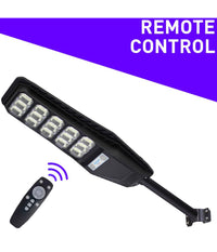 Lampione Stradale Luce Energia Solare Led 300watt Sensore Pir Staffa Telecomando         