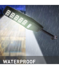 Lampione Stradale Luce Energia Solare Led 300watt Sensore Pir Staffa Telecomando         