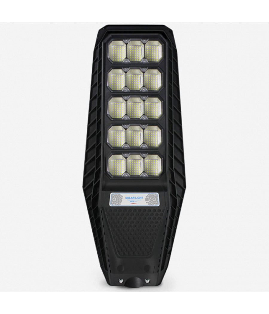 Lampione Stradale Luce Energia Solare Led 400watt Sensore Pir Staffa Telecomando         