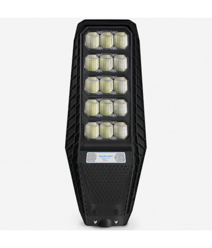 Lampione Stradale Luce Energia Solare Led 400watt Sensore Pir Staffa Telecomando         
