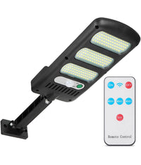 Lampione Stradale Pannello Solare 213 Led Con Sensore Di Movimento E Telecomando         