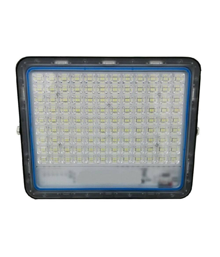 Lampione Stradale Solare Faro A Led 200w Con Pannello Solare Luce Fredda 58200         