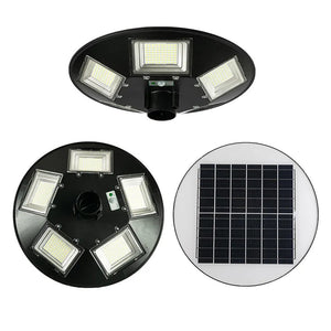 Trade Shop - Lampione Ufo Led Solare 350w Sensore Movimento Crepuscolare Luce Fredda 6500k Ip65 -