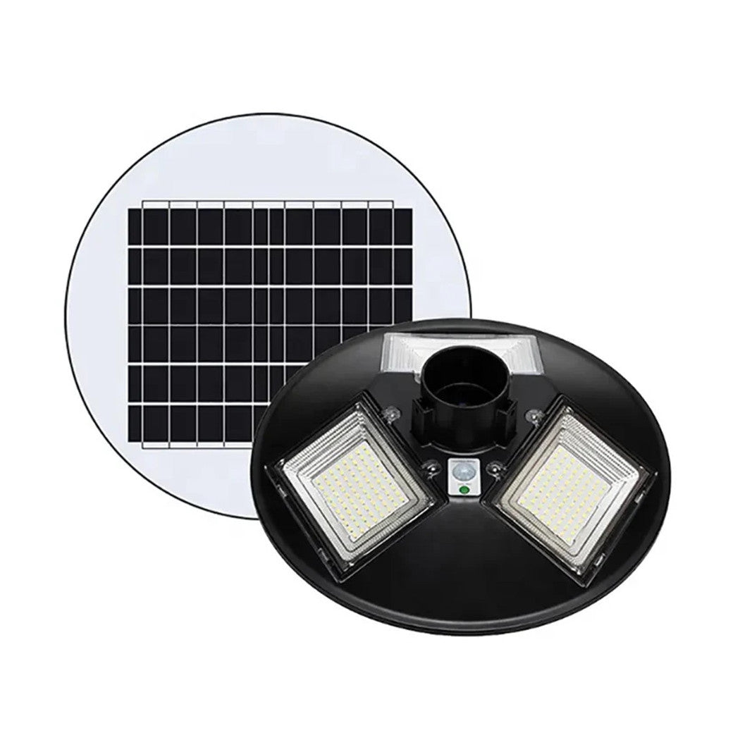 Trade Shop - Lampione Ufo Led Solare 350w Sensore Movimento Crepuscolare Luce Fredda 6500k Ip65 -