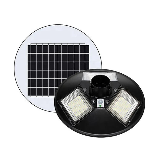 Trade Shop - Lampione Ufo Led Solare 350w Sensore Movimento Crepuscolare Luce Fredda 6500k Ip65 -