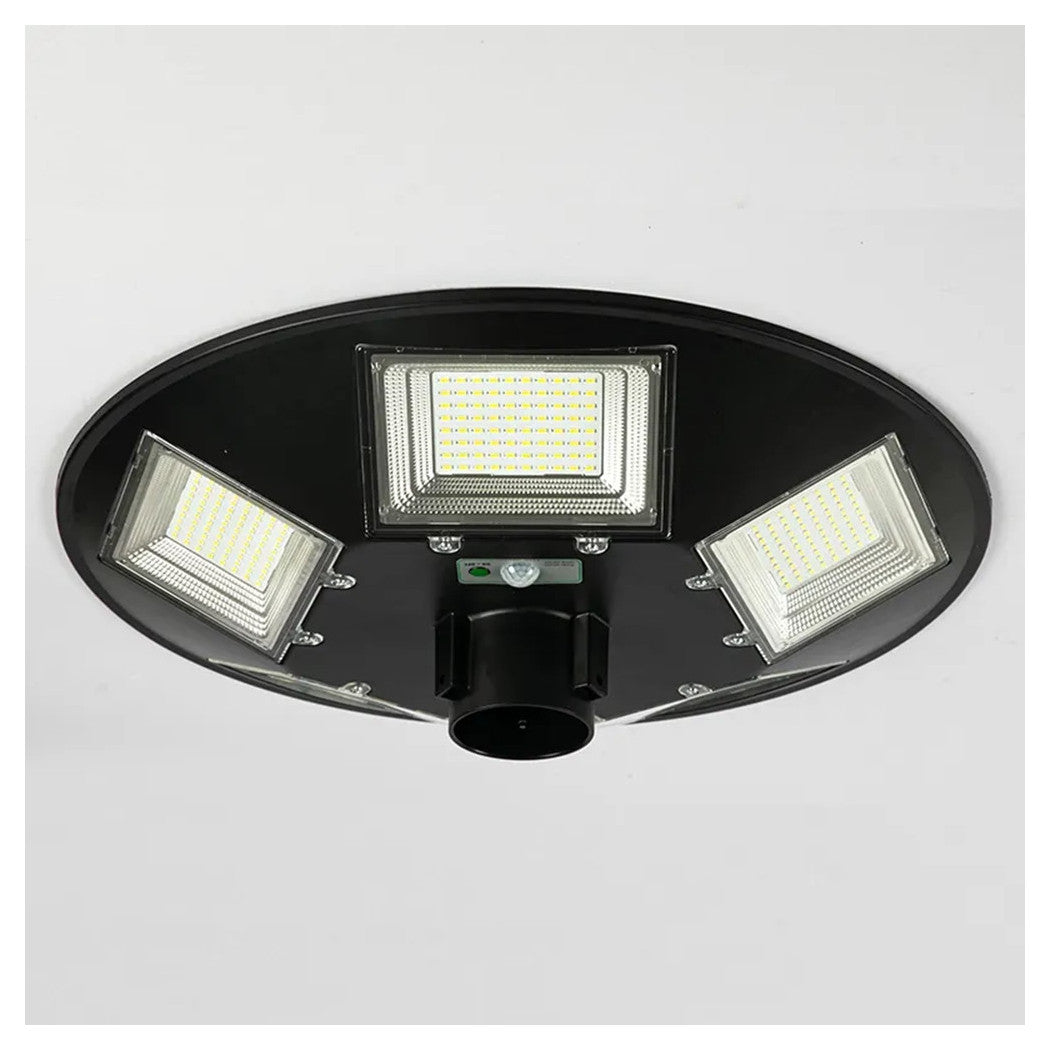 Trade Shop - Lampione Ufo Led Solare 350w Sensore Movimento Crepuscolare Luce Fredda 6500k Ip65 -