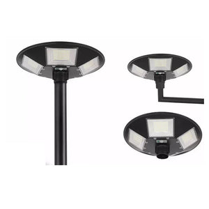 Trade Shop - Lampione Ufo Led Solare 350w Sensore Movimento Crepuscolare Luce Fredda 6500k Ip65 -