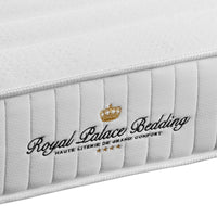 Materasso LANCASTER 100x220cm , Spessore : 22cm, Molle insacchettate e memory foam, Rigido, 3 zone di comfort