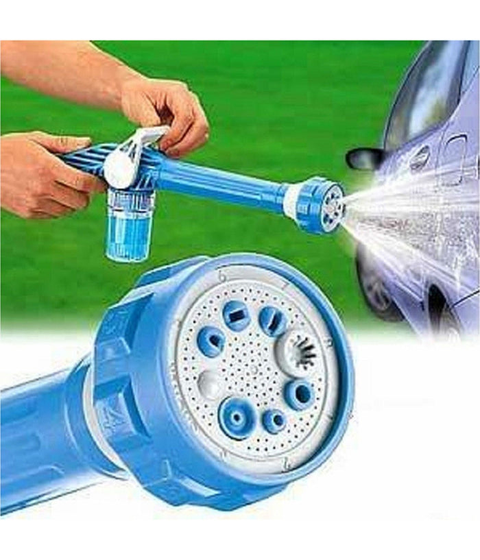 Lancia Pistola Idropulitrice Auto Moto Camper Giardino 8 Getti Regolabili         