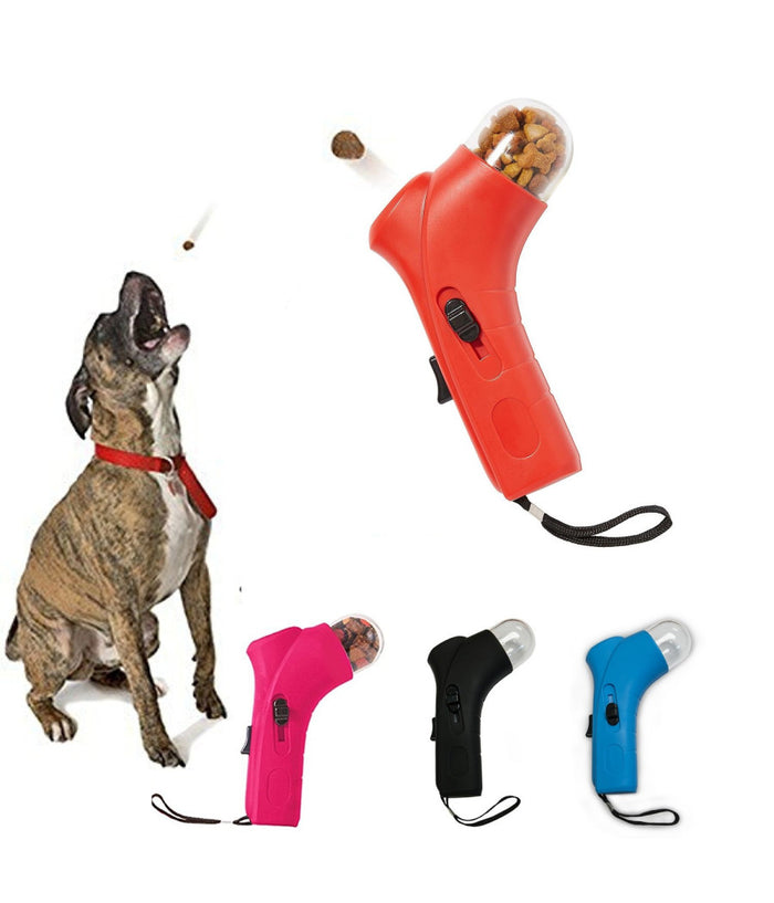 Lanciatore Di Crocchette Cibo Automatico Per Addestramento Cani E Gatti         