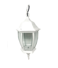 Lanterna A Sospensione Da Soffitto Con Catena Lampada Giardino Attacco E27 Es40  Bianco       