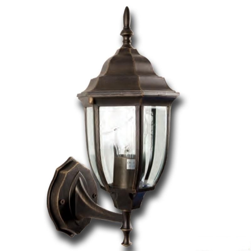 Lanterna da esterno in alluminio con braccio cm 16x19x38h Mod. Bombay - Arredo Giardino