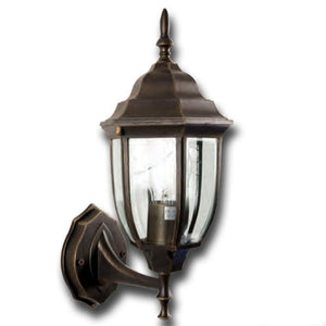 Lanterna da esterno in alluminio con braccio cm 16x19x38h Mod. Bombay - Arredo Giardino