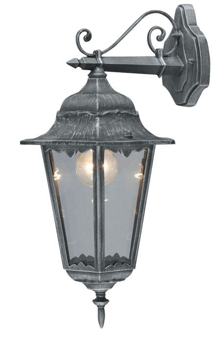 Lanterna da esterno in alluminio con braccio cm 43 Mod. Irlanda - Arredo Giardino