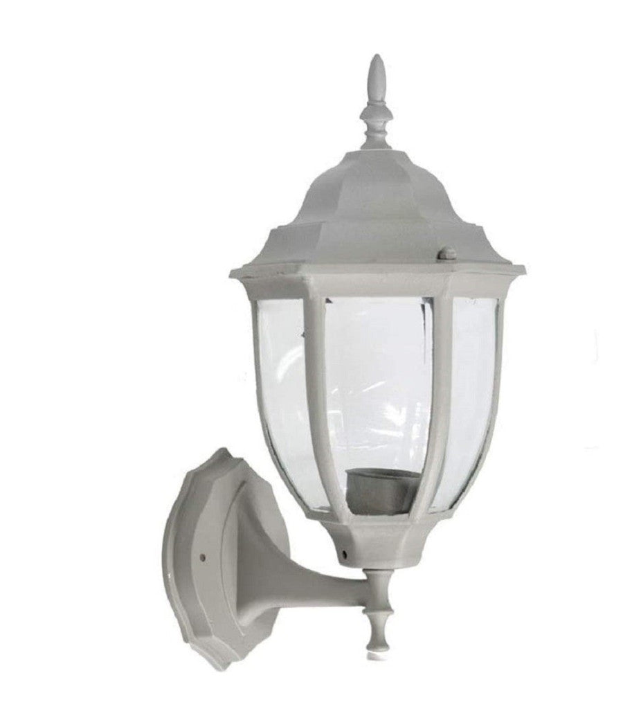 Lanterna Da Giardino Antica Lampada Parete Applique Da Esterno A Muro Retrò Es09  Grigio       