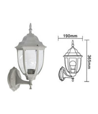 Lanterna Da Giardino Antica Lampada Parete Applique Da Esterno A Muro Retrò Es09  Grigio       