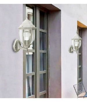 Lanterna Da Giardino Antica Lampada Parete Applique Da Esterno A Muro Retrò Es09         