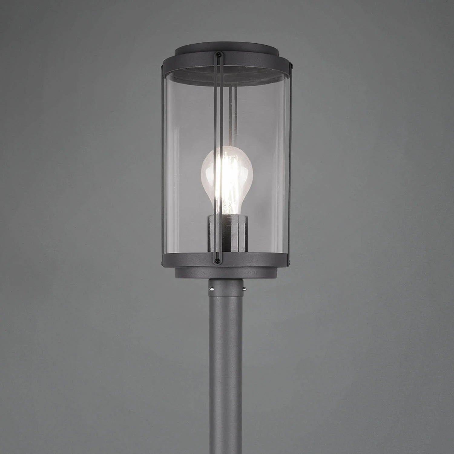 LÚZETE - LANTERNA ESTERNA 100 CM E27 IP44 ANTRACITE TRILLIUM
