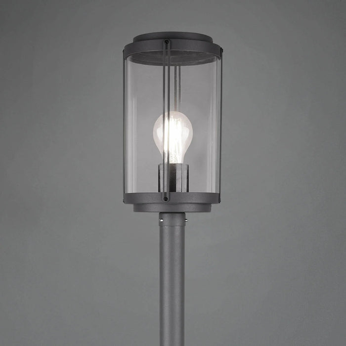 LÚZETE - LANTERNA ESTERNA 100 CM E27 IP44 ANTRACITE TRILLIUM