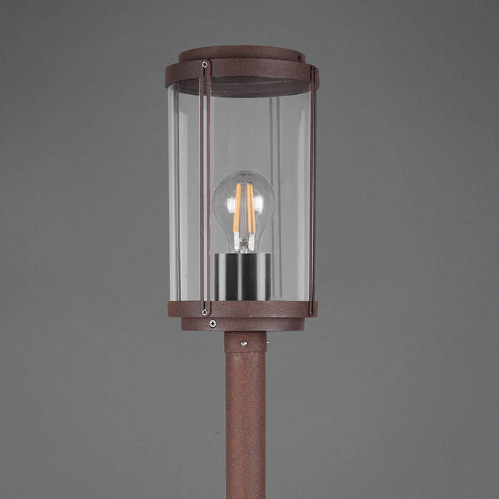 LÚZETE - LANTERNA ESTERNA 100 CM E27 IP44 RUGGINE TRILLIUM