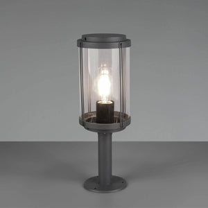 LÚZETE - LANTERNA ESTERNA 40 CM E27 IP44 ANTRACITE TRILLIUM