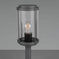 LÚZETE - LANTERNA ESTERNA 40 CM E27 IP44 ANTRACITE TRILLIUM