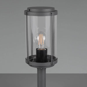 LÚZETE - LANTERNA ESTERNA 40 CM E27 IP44 ANTRACITE TRILLIUM